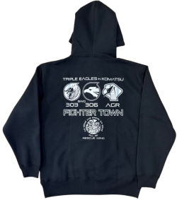 自衛隊グッズ　トリプルイーグル　ファイタータウン 小松基地　スウェット プルオーバー パーカー