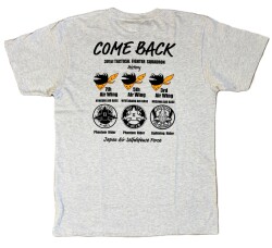 自衛隊グッズ　3空団　カンバック  カエル  301st  History　Tシャツ　綿タイプ