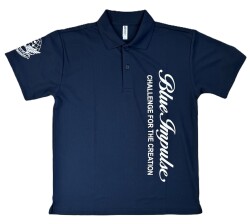 自衛隊グッズ   タテロゴ Blue  Impulse  ポロシャツ 速乾タイプ  紺地
