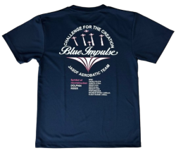 自衛隊グッズ　メンズTシャツ　ブルーインパルス　サンライズ（シンボル）　ピンク