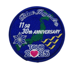 自衛隊グッズ  ブルーインパルス  2025ツアー ヘルメットデザインパッチ  マジック付