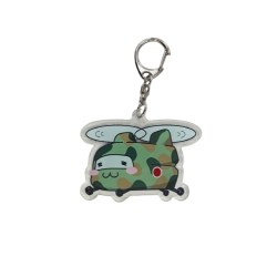 自衛隊グッズ   チヌたんリバーシブル  アクリルキーホルダー