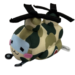 自衛隊グッズ  ぬいぐるみ   チヌたん 手乗りぬいぐるみ  航空自衛隊迷彩  ボールチェーン付