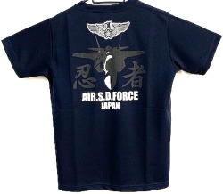 自衛隊グッズ　メンズTシャツ　F-35ライトニング　忍者　速乾タイプ　２カラー