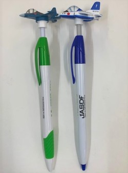 自衛隊グッズ　マスコットボールペン　F‐２バイパーゼロ　T-4ブルーインパルス　