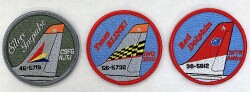 自衛隊グッズ　Ｔ－4尾翼シリーズ　スペシャルマーキング　ワッペン　3種　ベルクロ付き