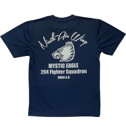 自衛隊グッズ　 Ninth Air Wing  第204飛行隊　白頭鷲　メンズＴシャツ　速乾タイプ　
