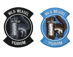 WILD WEASEL YGBSM　黒と青の2色　マジック付