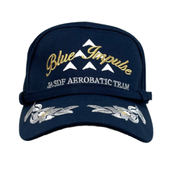 自衛隊グッズ　ブルーインパルス　レプリカツアーキャップ あご紐有