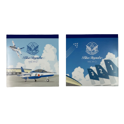 自衛隊グッズ  ブルーインパルス  スクエアメモパッド  2種