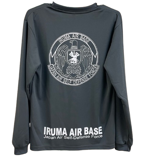 航空自衛隊グッズ JASDF 入間基地マーク グレー ロンTバージョン