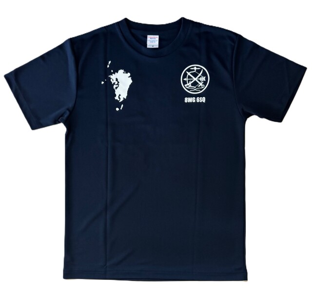 自衛隊グッズ 築城基地 第8航空団 第6飛行隊 闘鳩 Tシャツ 速乾タイプ