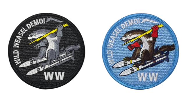 wild weasel demo f-16demo team米軍 三沢基地航空祭 wild weasel demo f-16demo teamパッチ三沢基地航空祭 海外