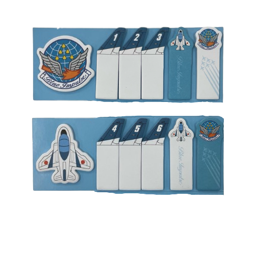 自衛隊グッズ ブルーインパルス ふせんセット 2種