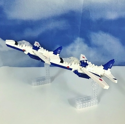 自衛隊グッズ ナノブロックブルーインパルス カワダ