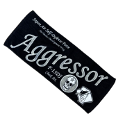 自衛隊グッズ　アグレッサー フェイスタオル　ブラック