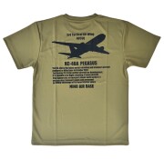 自衛隊グッズ　美保基地  第3輸送航空隊  第405飛行隊  KC-46A空中給油・輸送機（ペガサス） オリーブ 速乾タイプ　