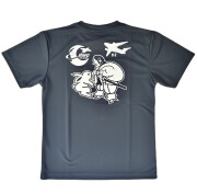 自衛隊グッズ　第403飛行隊・美保基地メンズＴシャツ　速乾タイプ　ダークグレー