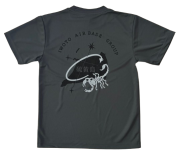 自衛隊グッズ　硫黄島基地隊　オリジナルTシャツ　NEWダークグレー　