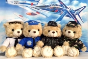 自衛隊グッズ　ベアーぬいぐるみ　中　4種