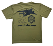 自衛隊グッズ　メンズTシャツ  AIR  FESTA  2025  IRUMA    入間航空祭　速乾タイプ