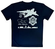自衛隊グッズ　メンズTシャツ  AIR  FESTA  2025  IRUMA    入間航空祭　速乾タイプ   ネイビー