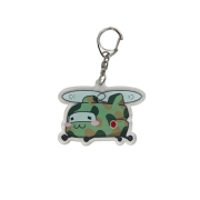 自衛隊グッズ   チヌたんリバーシブル  アクリルキーホルダー