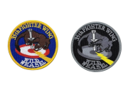 自衛隊グッズ  桔梗屋オリジナルワッペン  USAF 35FW Wild Weasel  マジック付