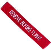 自衛隊グッズ　　リムーブビフォーフライトタグのマフラータオル