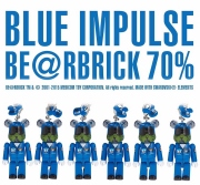 BLUE IMPULSE BE@RBRICK 70%　ブルーインパルス　ベアーブリック70%　1番機～6番機