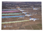 自衛隊グッズ　航空写真家・黒澤英介氏のブルーインパルス　カラースモーク ジグソーパズル　500ピース