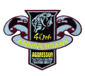 自衛隊グッズ　アグレッサー40周年（AGR）パッチ　ベルクロ付き