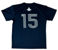 自衛隊グッズ　メンズＴシャツ　F-15戦闘機イーグル　背番号１５　速乾タイプ