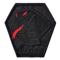 自衛隊グッズ BLACK Editionパッチ   Aggressor　COBRA  アグレッサー コブラ ワッペン  マジック付
