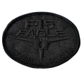 BLACK Editionパッチ 　F-15 EAGLE MCDONNEL DOUGLAS ワッペン　マジック付