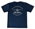 自衛隊グッズ　メンズTシャツ　ブルーインパルス正面Tシャツ　速乾タイプ　紺地