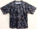 自衛隊グッズ　メンズTシャツ　 航空自衛隊デジタル迷彩Tシャツ　速乾タイプ