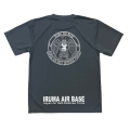 航空自衛隊グッズ　JASDF　入間基地マーク　グレー×ホワイト　Tシャツ　速乾タイプ