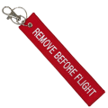 自衛隊グッズ　ＲＥＭＯＶＥ　ＢＥＦＯＲＥ　ＦＬＩＧＨＴ　リムーブ　ビフォー　フライト両面刺繍のキーアクセサリー