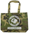 自衛隊グッズ　トートバッグ　アグレッサー　コブラ　迷彩柄バッグ　キャンバス生地