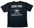 自衛隊グッズ　三沢基地　第3空団 　301SQ 　RIZIN WING　Lightning Driver  Tシャツ  速乾タイプ　黒地