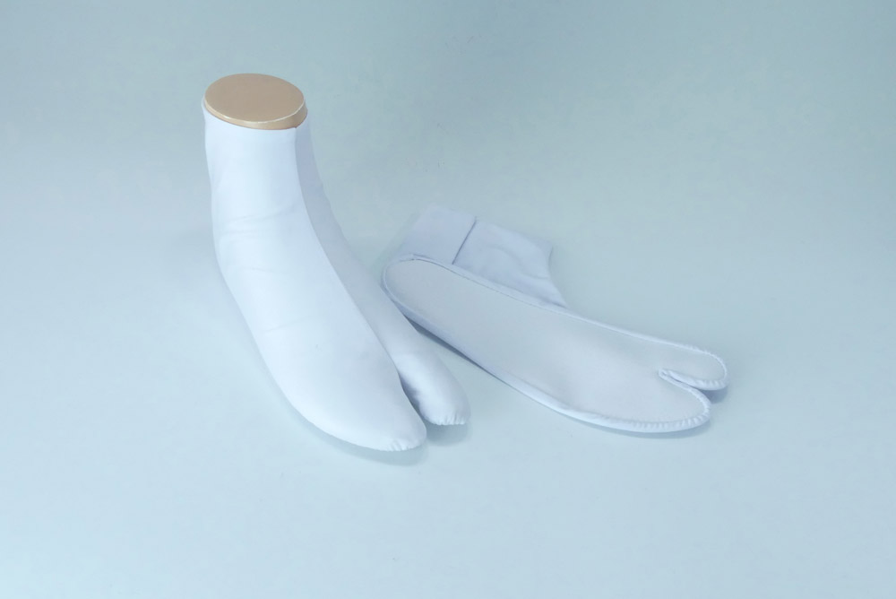 【白足袋】高級のびる綿たび　ゆったり型　(年間用)　5足セット