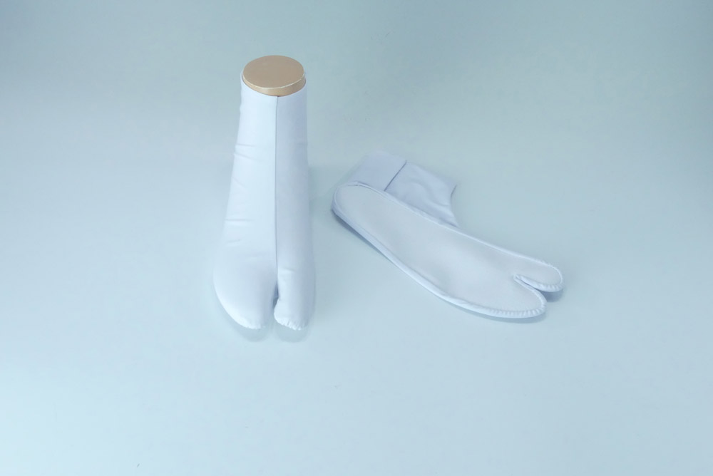 【白足袋】高級のびる綿たび　ゆったり型　(年間用)　5足セット