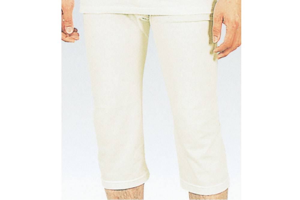 【インナー 男性用 寺院用 神職用】 ポカポカ カシミヤ混パッチ　七分丈（防寒用）