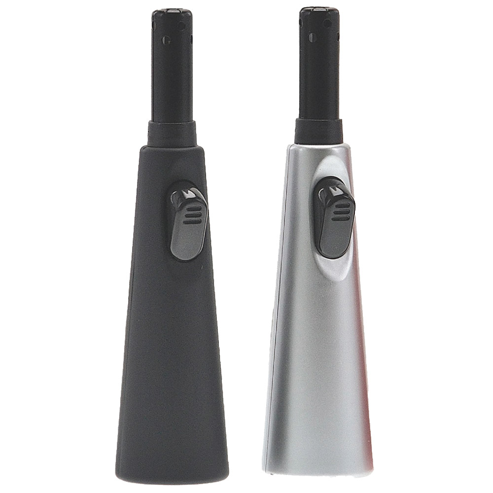 ライター優火 ガス注入式 黒/シルバー 60個入【白箱入 シニア向け 仏壇用】