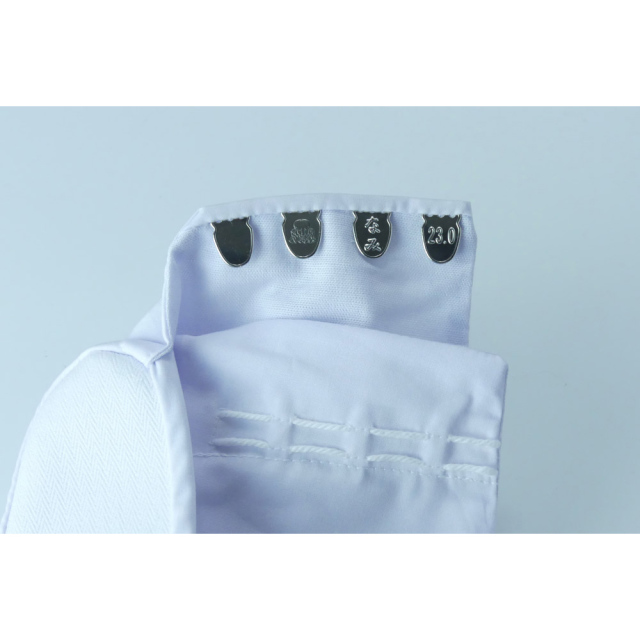 福助足袋 高級のびる綿たび 裏地サラシ／なみ型／4枚コハゼ／綿底／伸びる足袋／年間用 【5足セット】