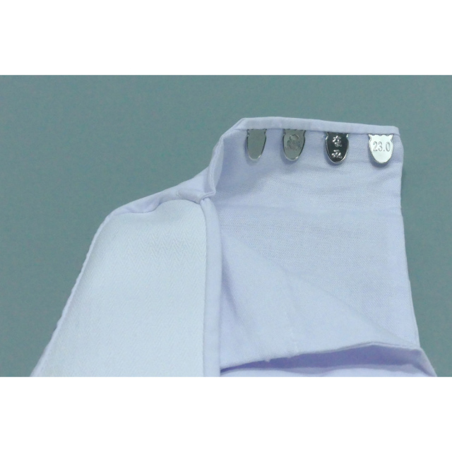 福助足袋 高級綿白キャラコたび／裏地サラシ／なみ型／4枚コハゼ／綿底／年間用 【5足セット】