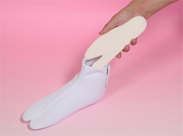 足袋用中じき　あったかフリースインソール　(防寒用)　2足セット