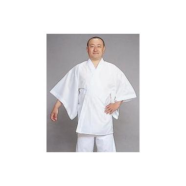 【半襦袢　男性用　寺院用　神職用】　ネル襦袢　広袖　ロング丈　2枚セット（冬用）