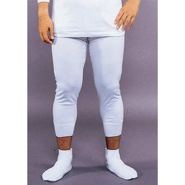 【インナー 男性用 寺院用 神職用】厚地メリヤス肌着　下履 八分丈(冬用)